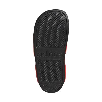 6. Adidas Adilette Kindersandalen rot und schwarz IH3633