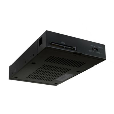 5. IcyDock Montageplatte 2x6,3cm SATAI-III in 1x3,5" RAID-Steuerung