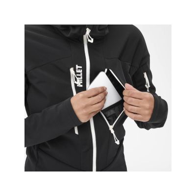 10. MILLET W Pierra Ment Hoodie Jacke Schwarz
