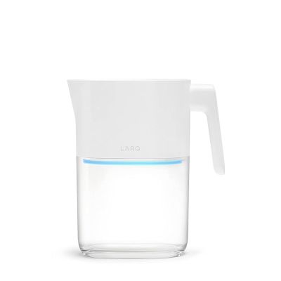 LARQ Wasserkanne mit PureVis-Filter – intelligent, selbstreinigend, 1,9 l (reinweiß)