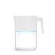 LARQ Wasserkanne mit PureVis-Filter – intelligent, selbstreinigend, 1,9 l (reinweiß)