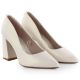 10. Perlbeige Pumps mit spitzer Zehenpartie von Sergio Leone (Modell PB216)