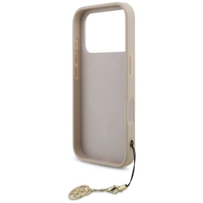 6. Guess 4G Charms Collection MagSafe Hülle für iPhone 17 Pro – Pink
