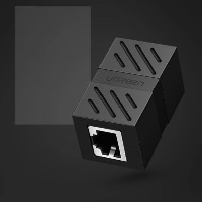 11. Ugreen Network Connector Ethernet RJ45 10 Gbit/s Netzwerkkabelverbinder Schwarz (NW114 20390)