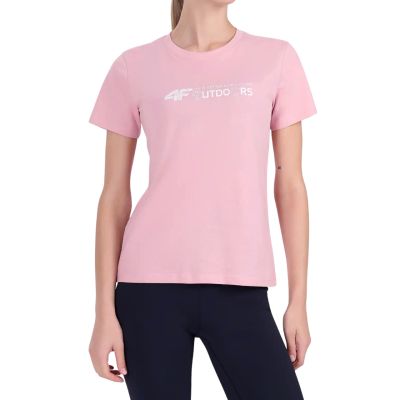 Damen-T-Shirt 4F F3495 Hellrosa 4FWAW26TTSHF3495 56S