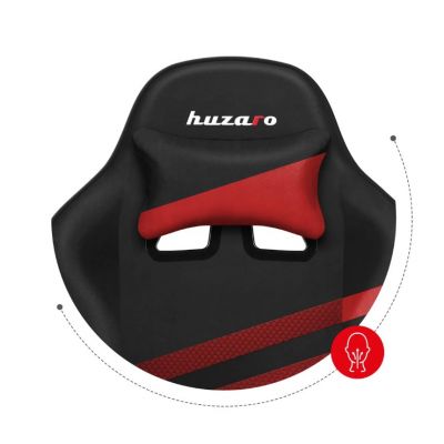 3. Huzaro Force 4.4 Gaming-Stuhl aus rotem Netzgewebe