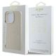 8. Guess Grained Gold Ring MagSafe Case für iPhone 16 Pro Max - Beige