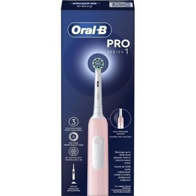 5. Braun Oral-B PRO1 Pink Elektrische Zahnbürste