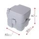 4. tragbare Toilette für CAMRY CR 1035
