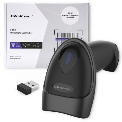 7. Qoltec Barcode- und QR-Scanner | 1D 2D | USB | Bluetooth