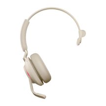 Jabra Evolve2 65 MS Mono Link380c Kabelloser Over-Ear-Kopfhörer, Beige
