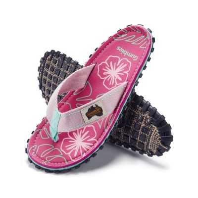 3. Gumbies Damen-Flip-Flops ISLANDER FLIP-FLOP BLUSH HIBISCUS