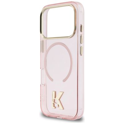 6. Karl Lagerfeld IML K Head Logo MagSafe Hülle für iPhone 17 Pro - Pink