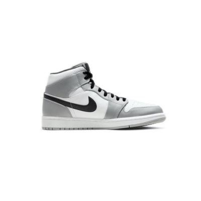Air Jordan 1 Mid Herrenschuhe in Hellgrau - 554724-092