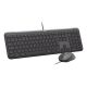 3. Logitech 920-013343 Tastatur und Maus inklusive, Heim-/Büro-USB, QWERTZ-Tastatur, Deutsch, Graphit