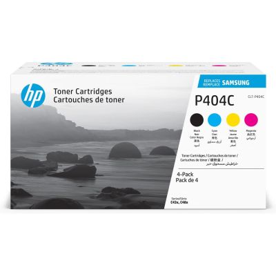 2. Samsung CLT-P404C 4er-Pack Tonerkartuschen – Schwarz/Cyan/Magenta/Gelb