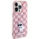 4. Karl Lagerfeld Monogram Choupette iPhone 15 Pro Hülle – Rosa