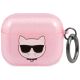 Karl Lagerfeld Glitter Choupette Case für AirPods 3 – Rosa