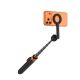 6. Tech-Protect L10S Bluetooth-Selfie-Stick-Stativ – Schwarz und Orange
