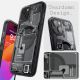 11. Spigen Ultra Hybrid Mag Case mit MagSafe für iPhone 15 Plus – Dunkelgrau (Zero One Pattern)