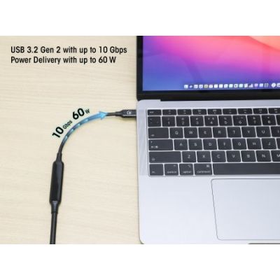 7. MANHATTAN USB 3.2 Gen 2 Aktives Typ-C Kabel 5m 10 Gbit/s 60W