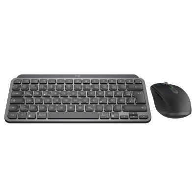 15. Logitech 920-011054 Tastatur und Maus inklusive, Office RF Wireless + Bluetooth, QWERTZ, Deutsch, Graphit