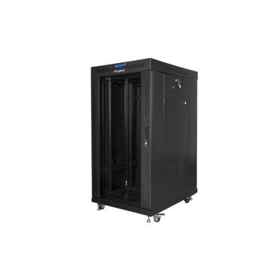 6. Lanberg FF01-8822-12BL 22U Rack, freistehend, schwarz