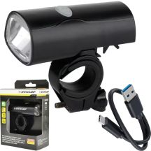 USB-C LED-Frontleuchte für Fahrräder, Dunlop-zertifiziert, 2 Modi