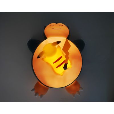 6. TF POKEMON LEUCHTFIGUR – SNORLAX & PIKACHU 25 CM