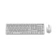 2. GEMBIRD Kabelloses Tastatur- und Maus-Set Silent Key Pro Business, Weiß, Russisches Layout