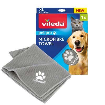 Vileda PET PRO XL Mikrofaser-Haustierhandtuch