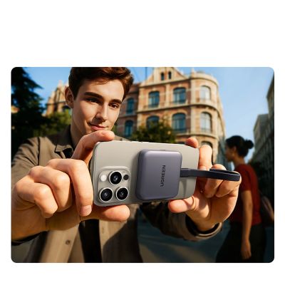 9. Ugreen Magnetischer Speicherkartenleser + 100W PD 3-in-1-Ladegerät – Grau
