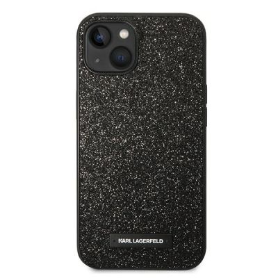 3. Karl Lagerfeld KLHCP14MG2ELK iPhone 14 Plus 6.7" Hardcase schwarz / schwarz Glitter Plaque Logo