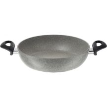 BALLARINI Ferrara tiefe Bratpfanne mit 2 Griffen, Granit, 28 cm, FERG3K0.28D