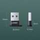 12. Ugreen US280 50568 USB-C 3.1 (weiblich) / USB-A 2.0 (männlich) Adapter – schwarz