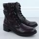 6. Damen-Ankle-Boots in Burgunderrot mit Schnalle, Rieker 75431-35