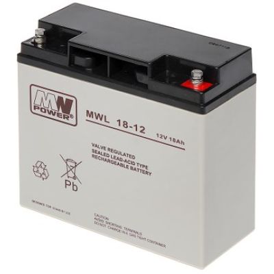 MW Power AGM MWL 18-1212V/18Ah Batterie 181*77*167 (M5)