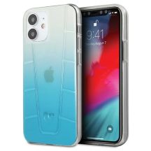 Mercedes Transparent Line Case für iPhone 12 mini - Blau