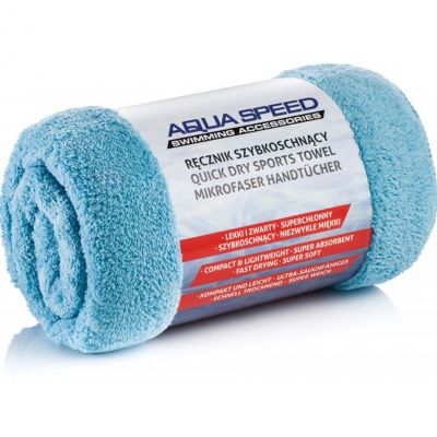 2. Aqua-speed Dry Coral Handtuch 350g 50x100 hellblau 02/157