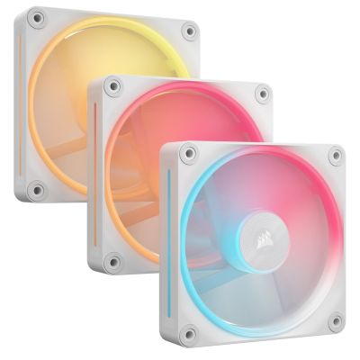 4. Corsair iCUE LINK LX120-R RGB Lüfter 12cm Weiß 3 Stück.