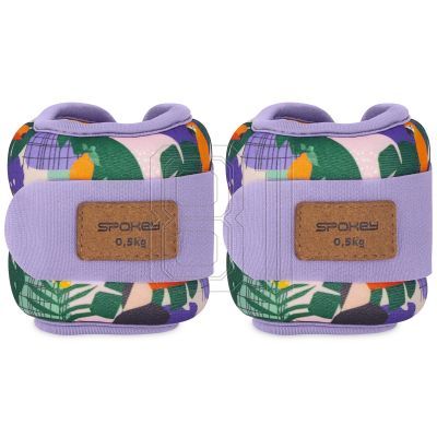 9. Spokey HOME JUNGLE Knöchel- und Handgelenkgewichte 2x 0,5 kg