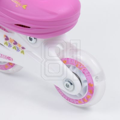 10. Rollschuhe-Rollschuhe-Skates verstellbar Smj Sport Combo Hearts 3in1 Led Jr HS-TNK-000011510