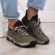 4. Bequeme Rieker W RKR610 grüne Schuhe
