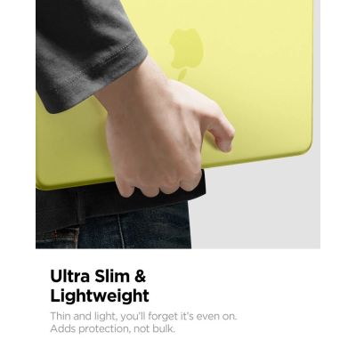 8. Spigen AirSkin Hülle für MacBook Neo 13" 2026 - Mattgelb