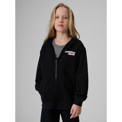 9. Lockerer Mädchen-Sweatshirt mit Kapuze 4F 4FJRSS26TSWSF2902-20S