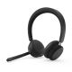 5. Lenovo ANC-Headset 6550, kabelloses Headset mit Kopfbügel, geeignet für Büro/Callcenter, USB Typ-C, Bluetooth, Schwarz