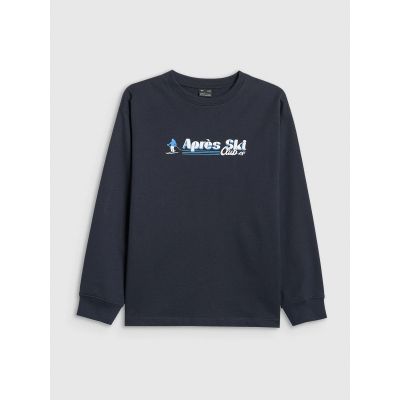 8. Langarmshirt mit Aufdruck für Jungen, Größe 4F 4FJRAW25TLONM587-31S