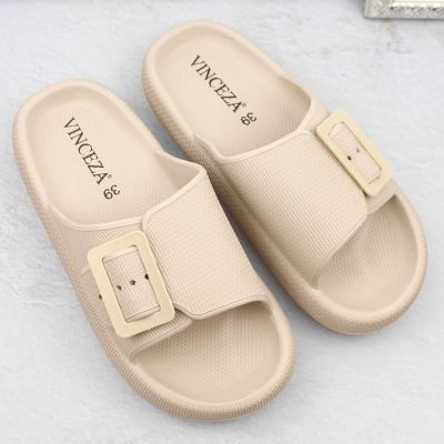8. Vinceza W JAN308 beige Flip-Flops mit Schnalle