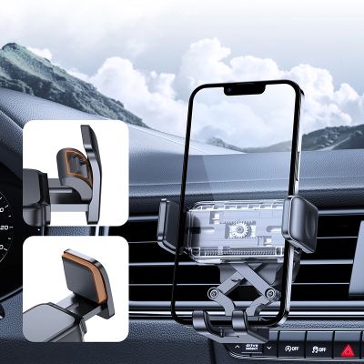 8. Joyroom mechanische Autohalterung für Lüftungsgitter schwarz (JR-ZS283)