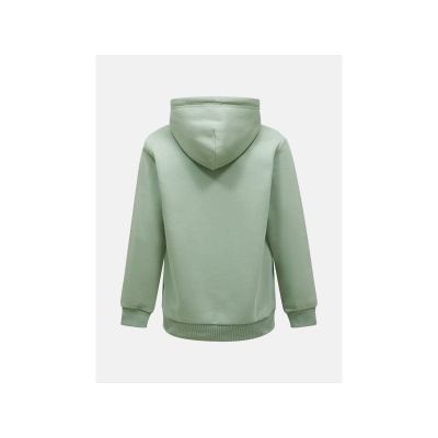 2. PEAK PERFORMANCE M Original Kapuze mit kleinem Logo und Reißverschluss, Grün